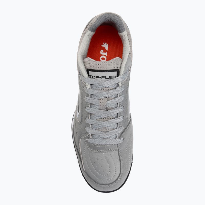 Buty piłkarskie męskie Joma Top Flex 2612 TF light grey 5