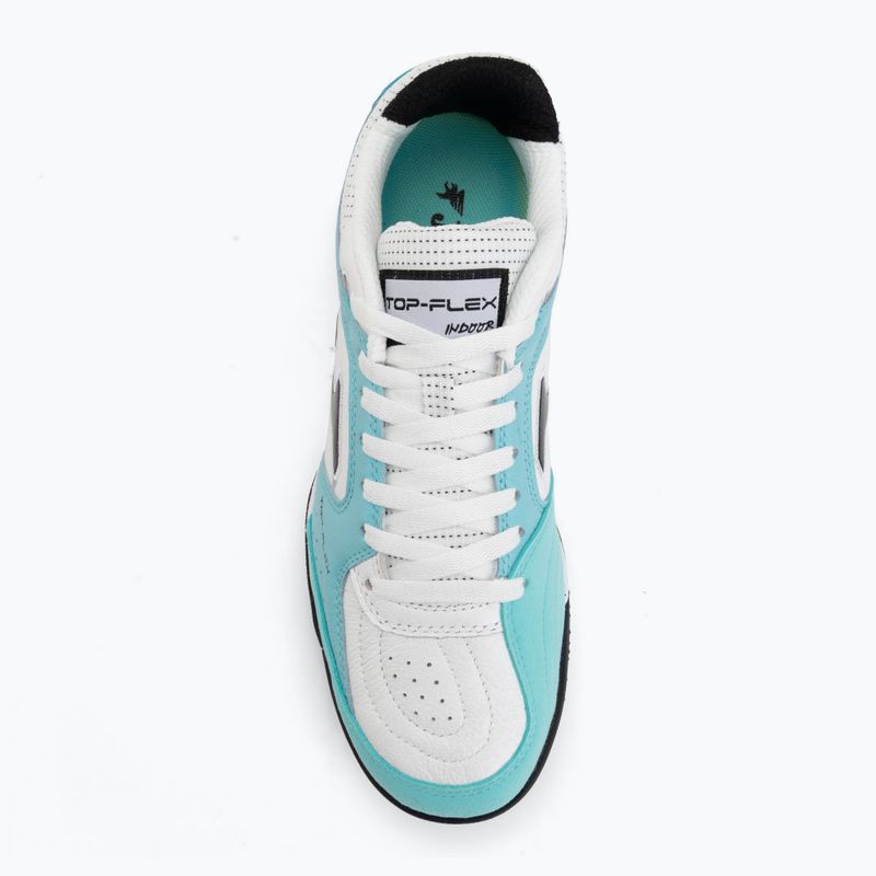 Buty piłkarskie męskie Joma Top Flex 2642 TF fluor turquoise/white 5