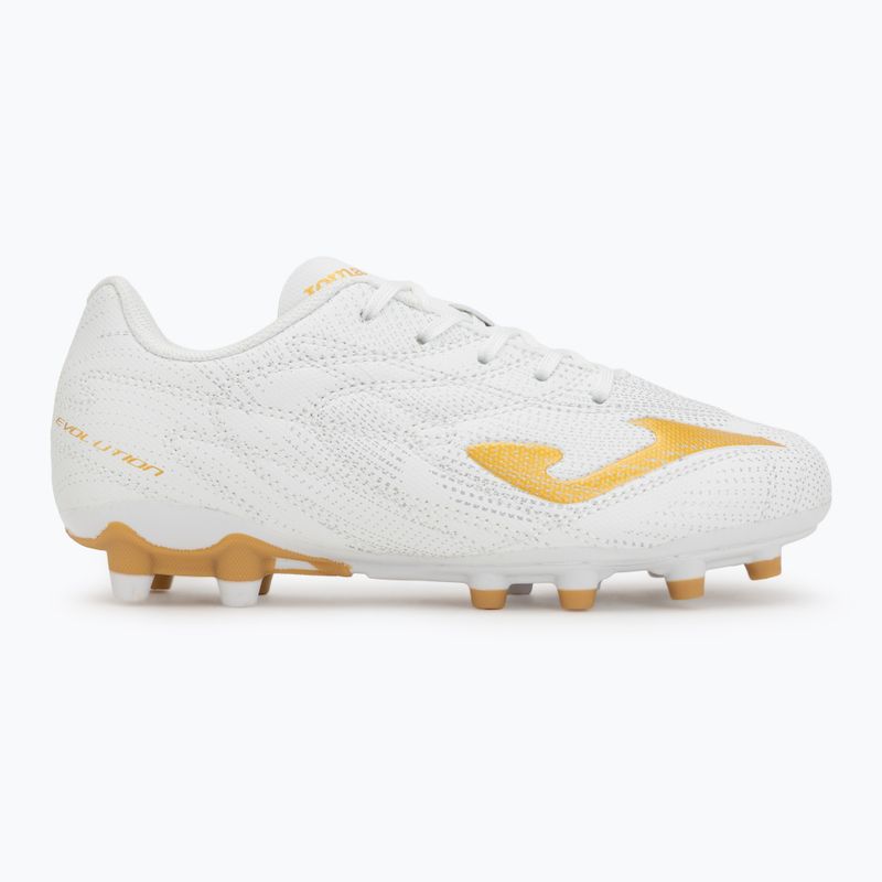 Buty piłkarskie dziecięce Joma Evolution Jr 2602 FG white 2