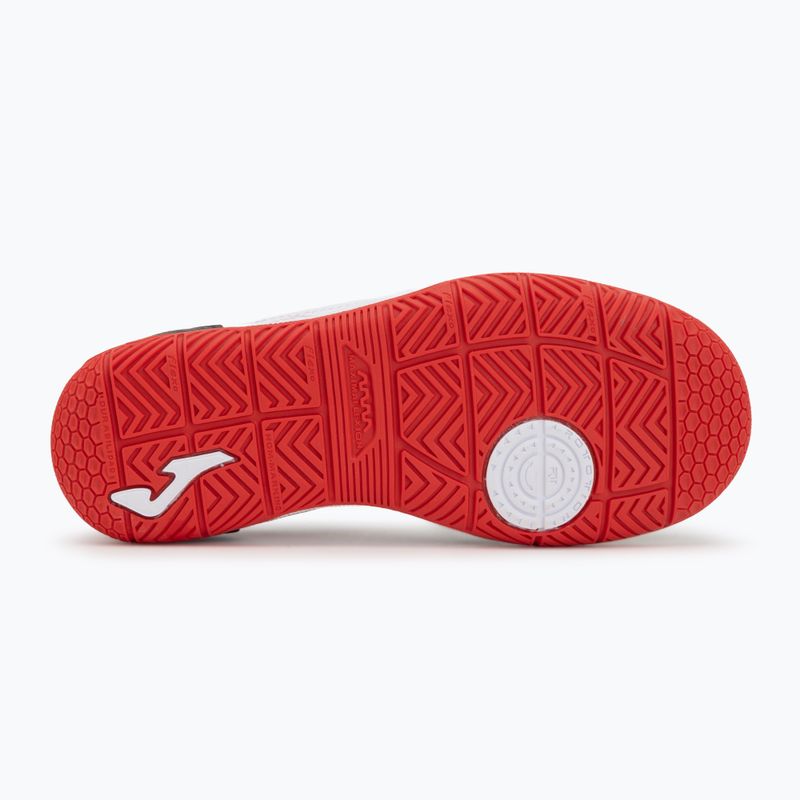 Buty piłkarskie dziecięce Joma Sala Max Jr IN white/black 4