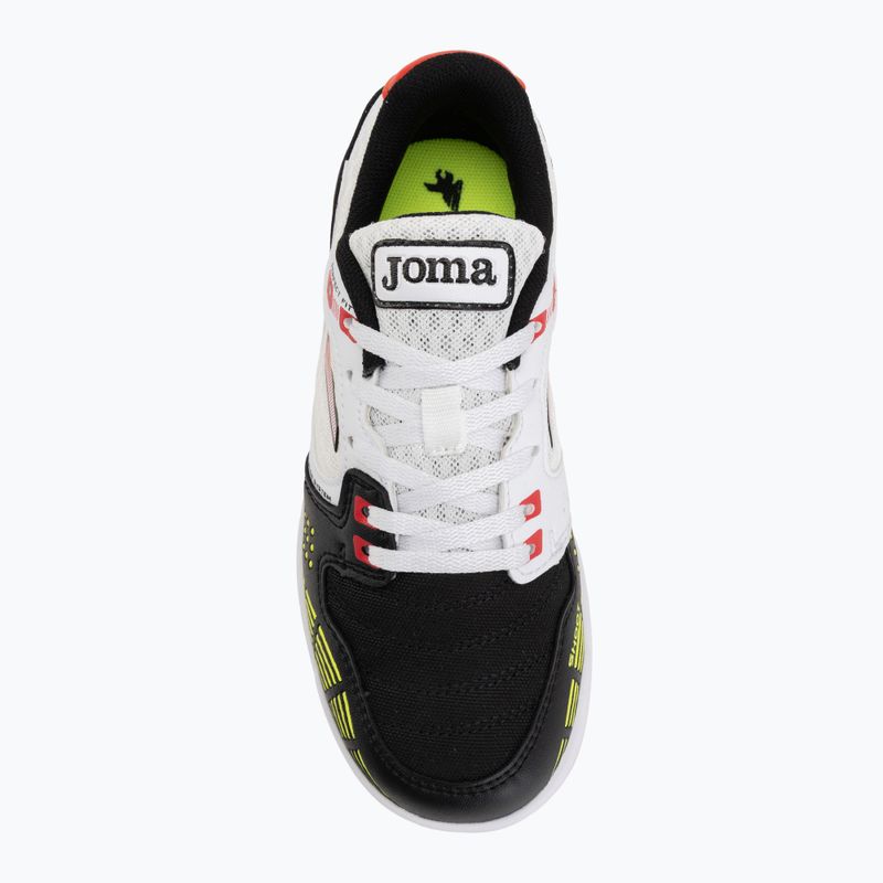 Buty piłkarskie dziecięce Joma Sala Max Jr IN white/black 5