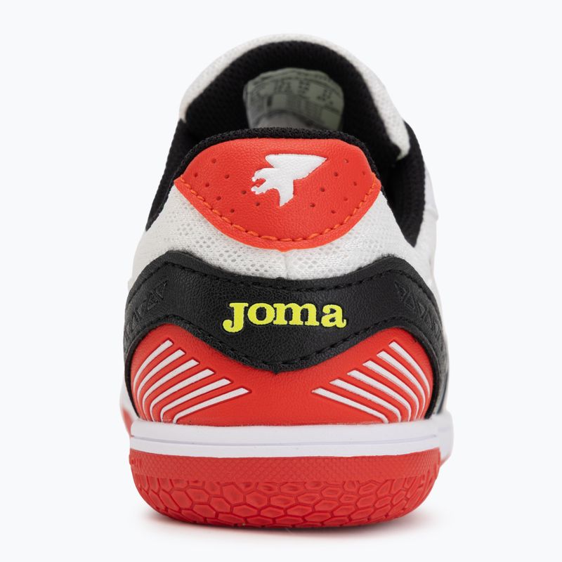 Buty piłkarskie dziecięce Joma Sala Max Jr IN white/black 6