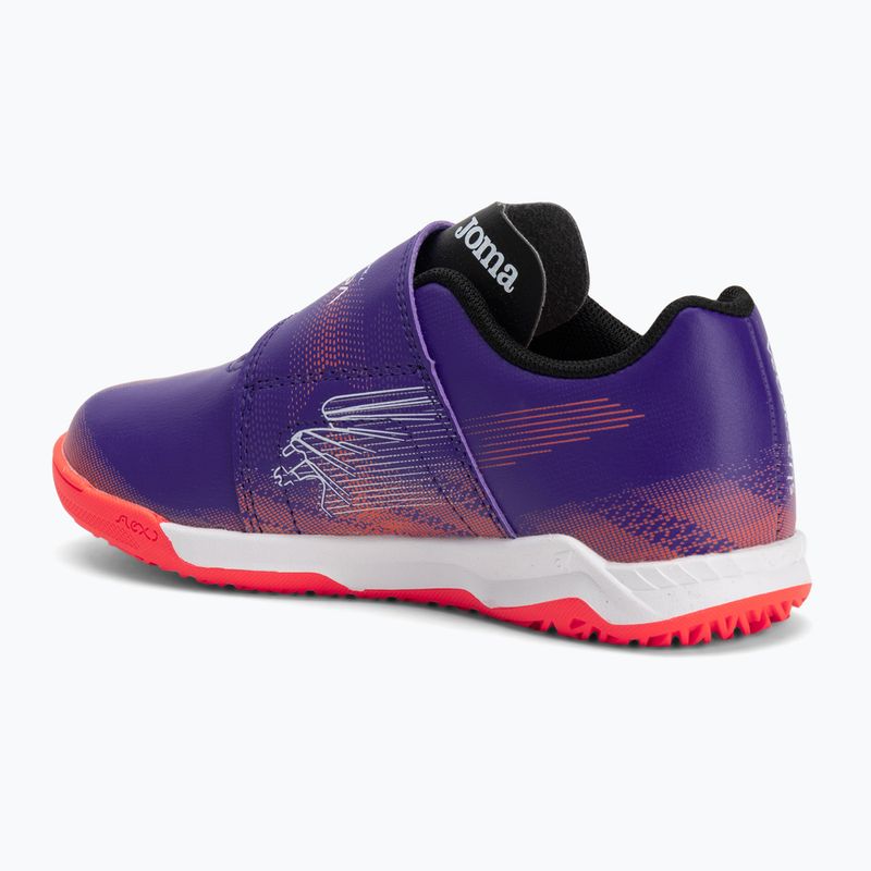 Buty piłkarskie dziecięce Joma Supercopa Jr IN purple 3