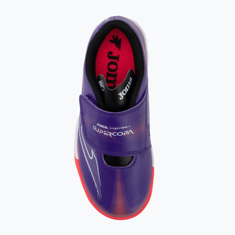 Buty piłkarskie dziecięce Joma Supercopa Jr IN purple 5
