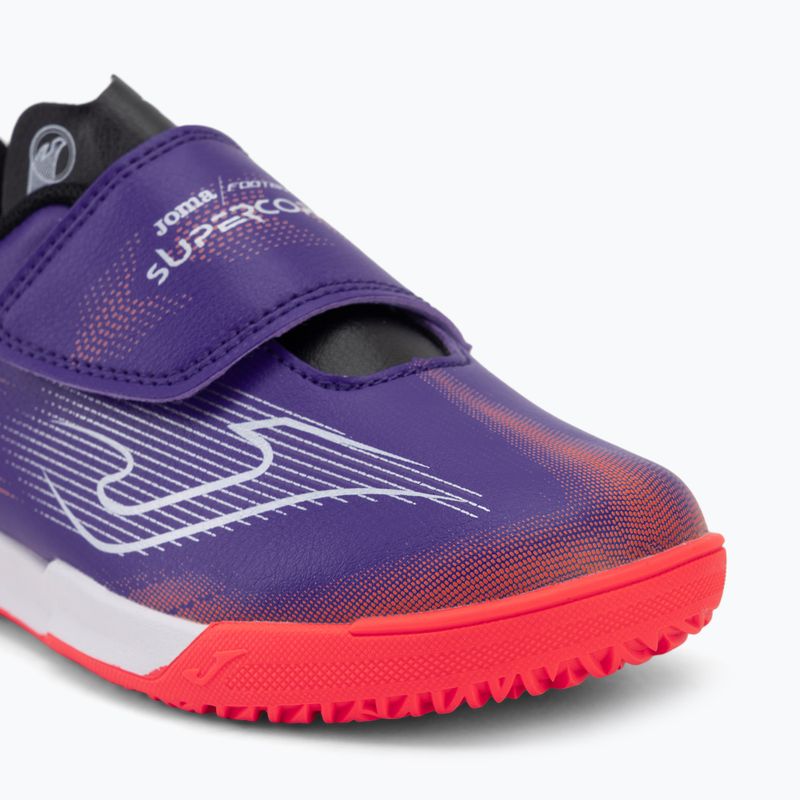 Buty piłkarskie dziecięce Joma Supercopa Jr IN purple 7