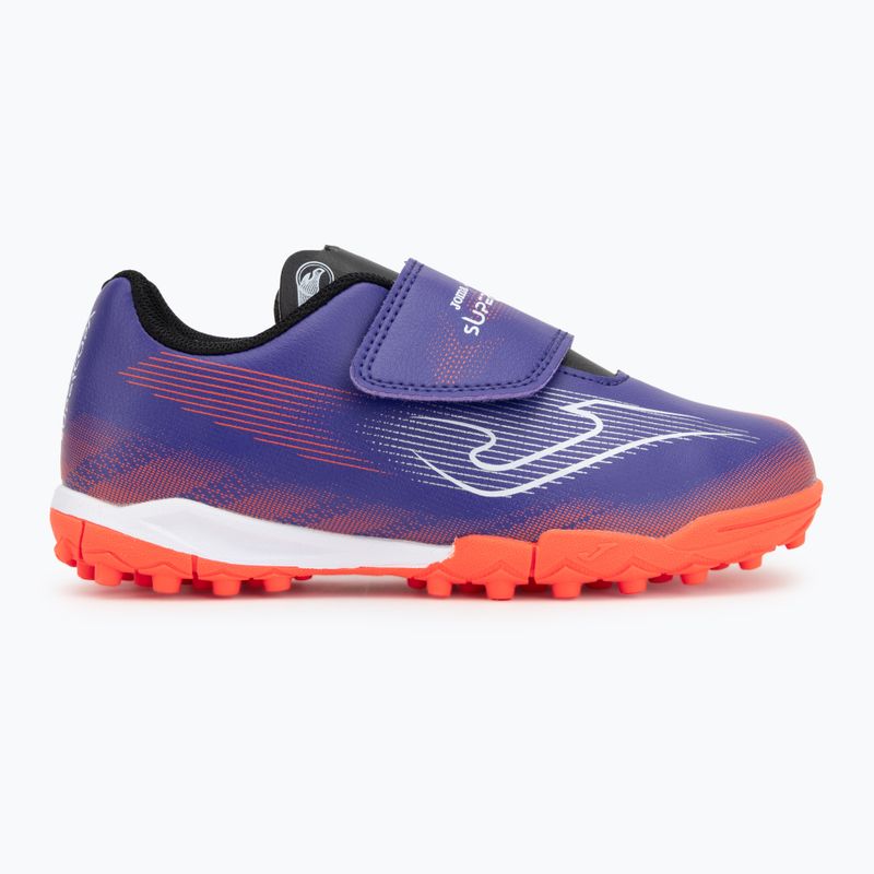 Buty piłkarskie dziecięce Joma Supercopa Jr TF purple 2