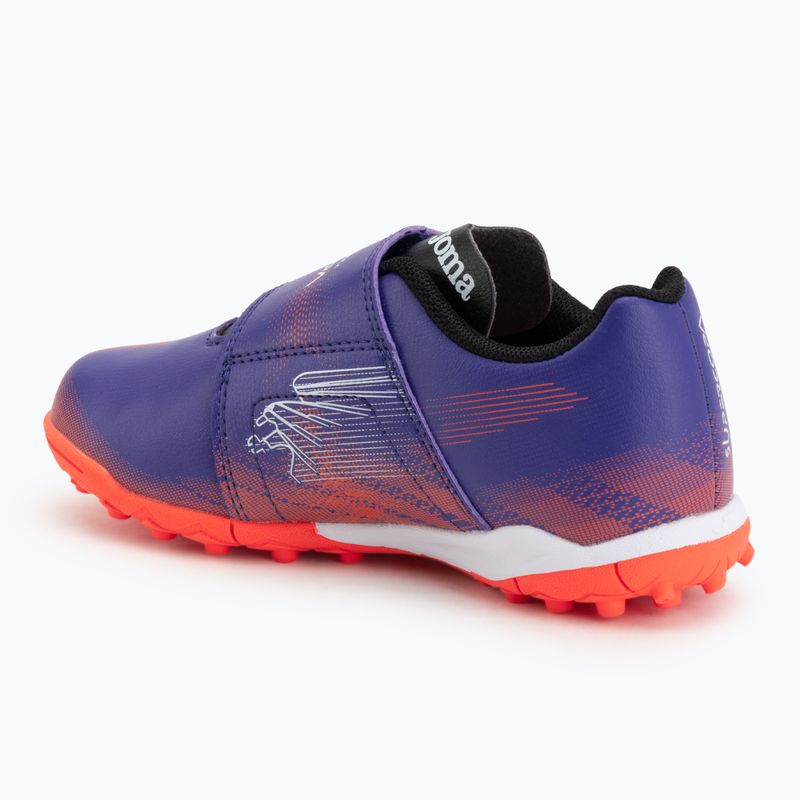 Buty piłkarskie dziecięce Joma Supercopa Jr TF purple 3