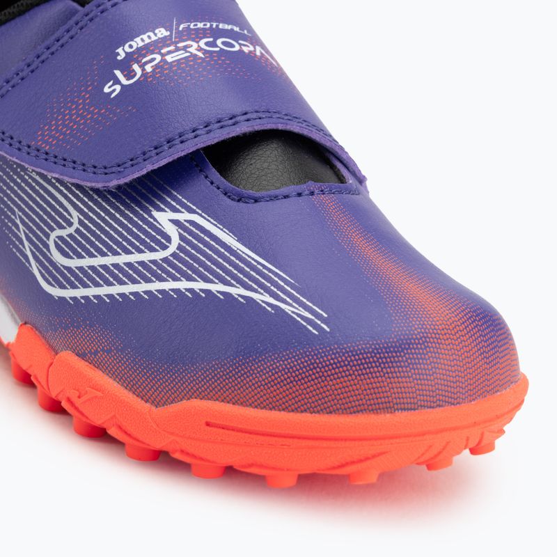 Buty piłkarskie dziecięce Joma Supercopa Jr TF purple 7