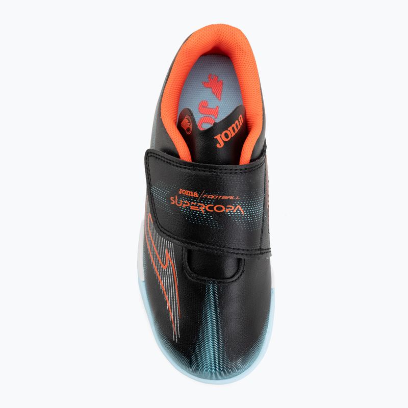 Buty piłkarskie dziecięce Joma Supercopa Jr IN black 5