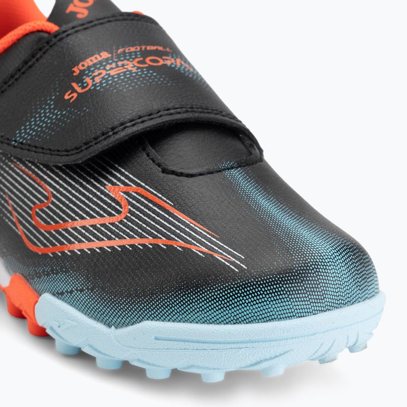 Buty piłkarskie dziecięce Joma Supercopa Jr TF black 7