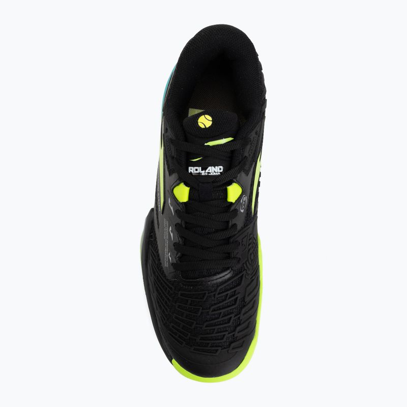 Buty do tenisa męskie Joma Roland C black/fluor yellow 5