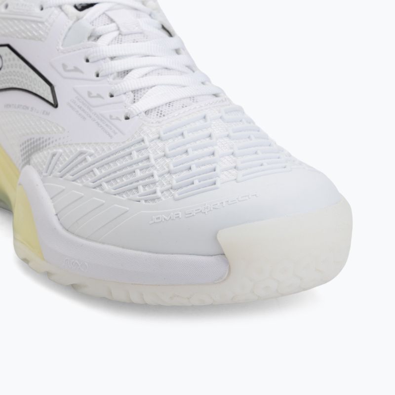 Buty do tenisa męskie Joma Roland AC white yellow 7