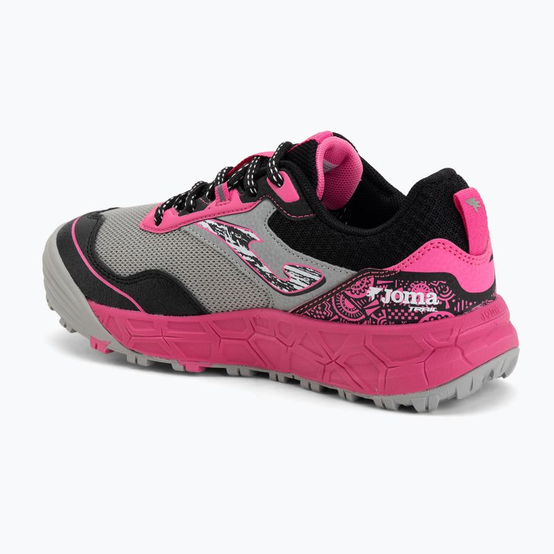 Buty do biegania dziecięce Joma Kubor Jr gray/fuchsia 3