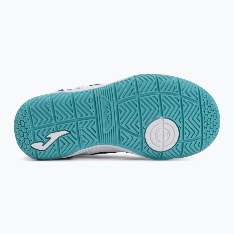 Buty piłkarskie dziecięce Joma Top Flex Jr IN white 4