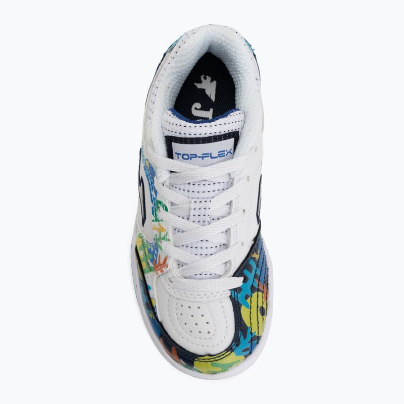Buty piłkarskie dziecięce Joma Top Flex Jr IN white 5