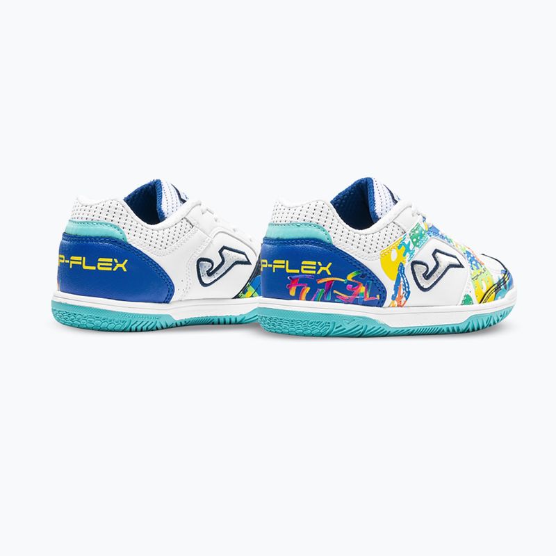 Buty piłkarskie dziecięce Joma Top Flex Jr IN white 3