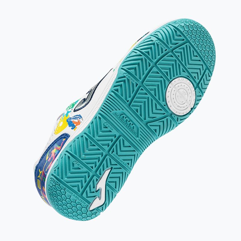 Buty piłkarskie dziecięce Joma Top Flex Jr IN white 5