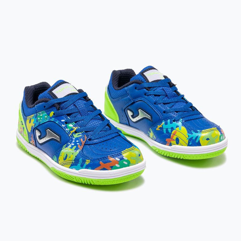 Buty piłkarskie dziecięce Joma Top Flex Jr IN royal blue 2