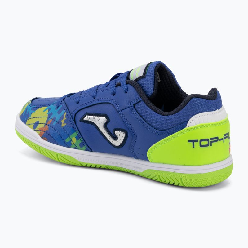 Buty piłkarskie dziecięce Joma Top Flex Jr IN royal blue 3