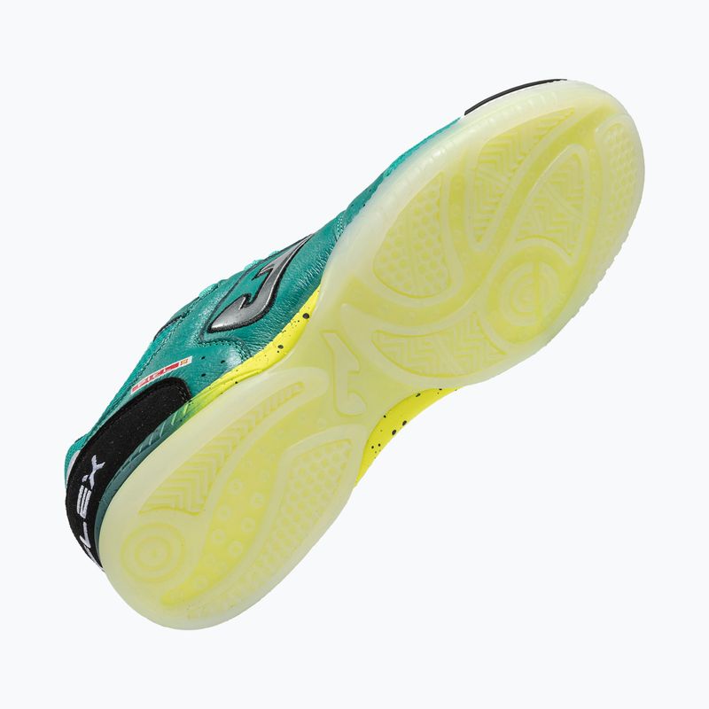 Buty piłkarskie męskie Joma Top Flex Indoor turquoise 3