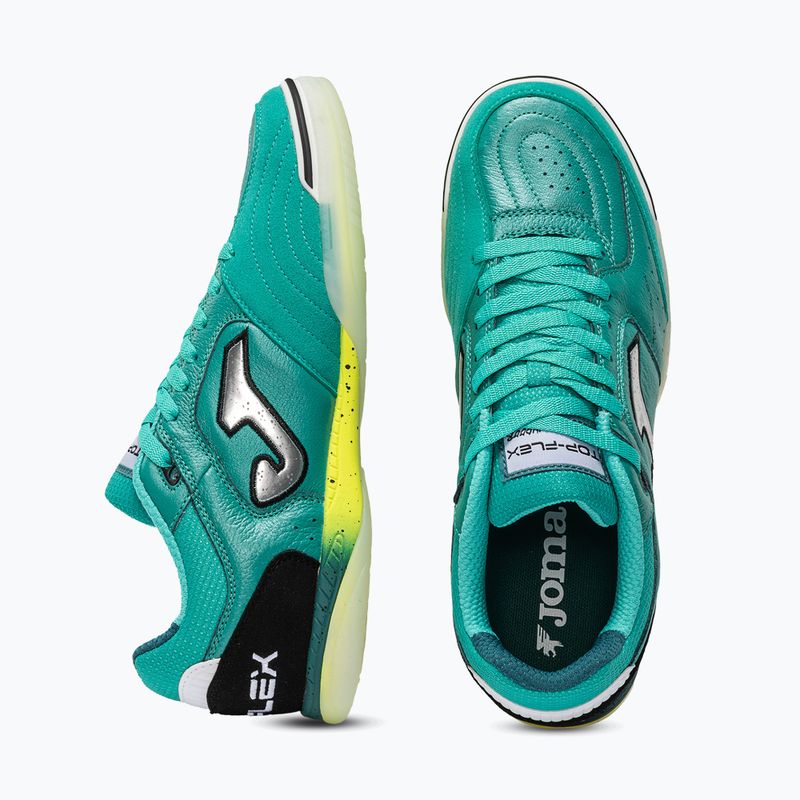 Buty piłkarskie męskie Joma Top Flex Indoor turquoise 4