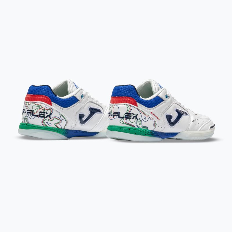 Buty piłkarskie męskie Joma Top Flex Indoor white 2