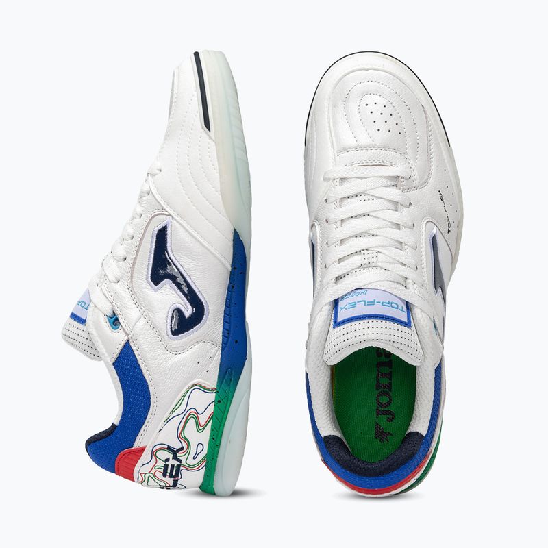 Buty piłkarskie męskie Joma Top Flex Indoor white 4