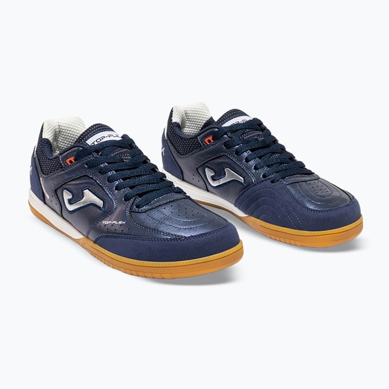 Buty piłkarskie męskie Joma Top Flex Foot Shape Indoor navy blue 2