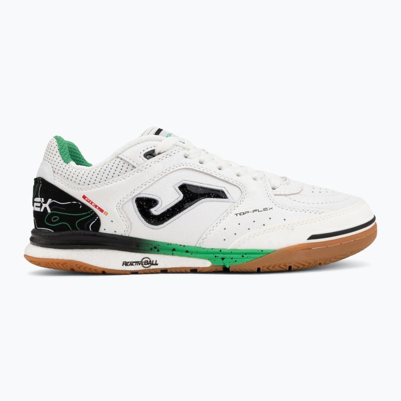Buty piłkarskie męskie Joma Top Flex Rebound Indoor white 2