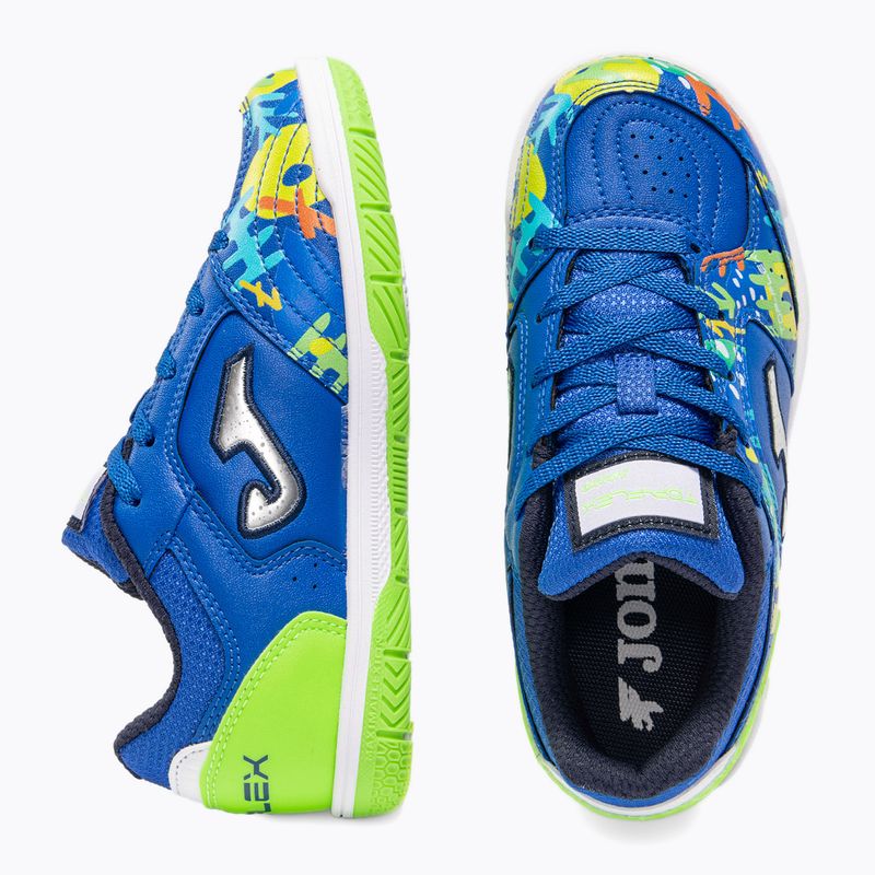 Buty piłkarskie dziecięce Joma Top Flex Jr TF royal blue 4