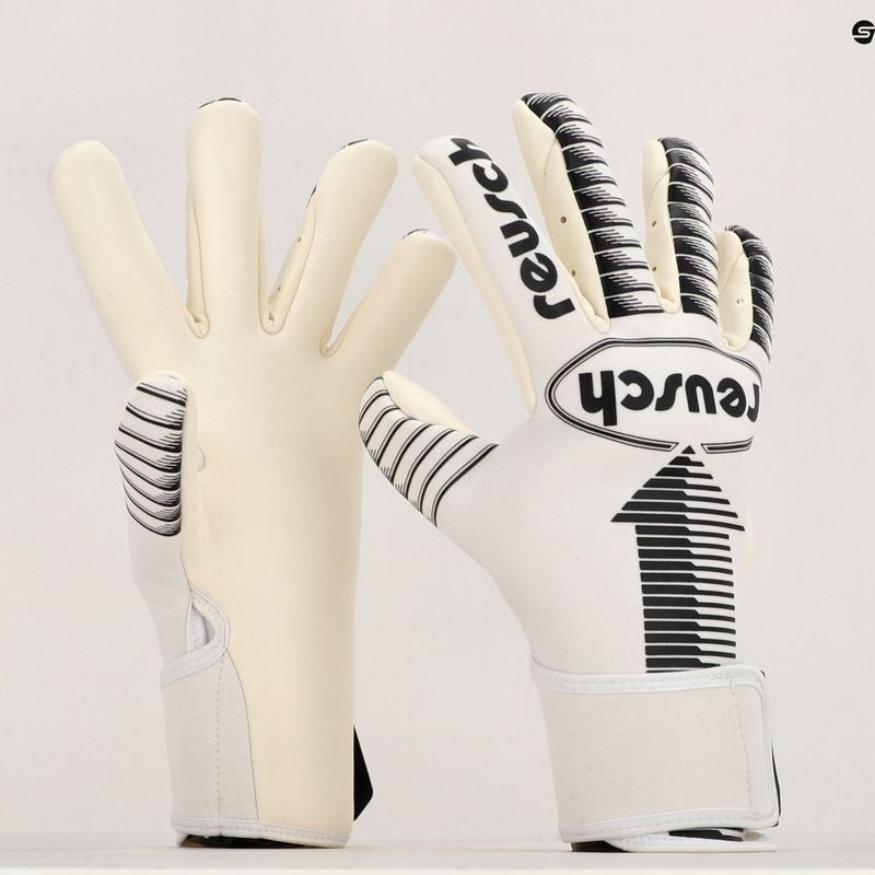 Rękawice bramkarskie Reusch Arrow Gold X white 11