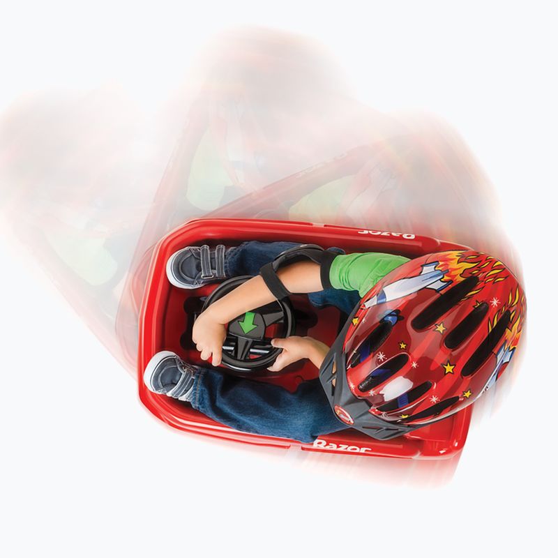 Gokart elektryczny dziecięcy Razor Lil' Crazy Cart red 7