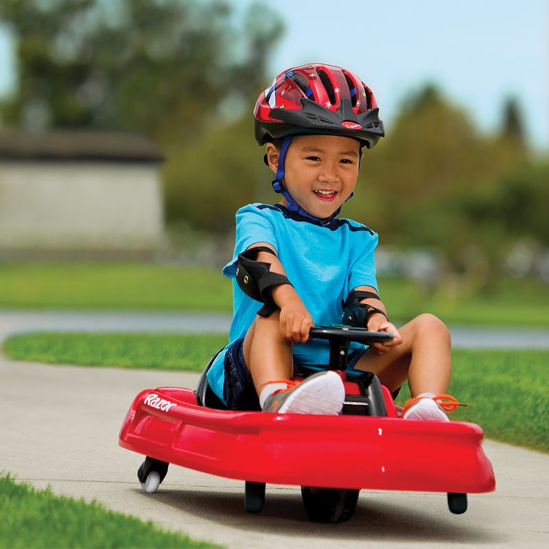 Gokart elektryczny dziecięcy Razor Lil' Crazy Cart red 11
