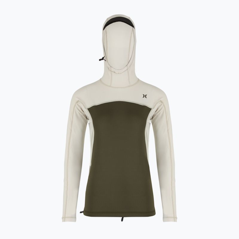 Longsleeve do pływania męski Hurley Coast Guard Hooded Surf Top cargo
