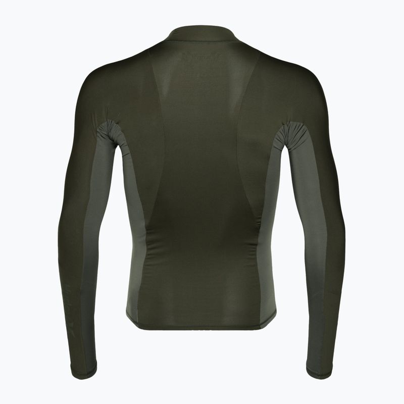 Longsleeve do pływania męski Hurley Channel Crossing Paddle Series olive 2