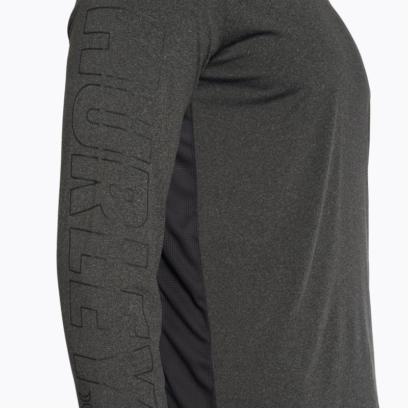 Longsleeve męski Hurley H2O-Dri Easton black heather 3