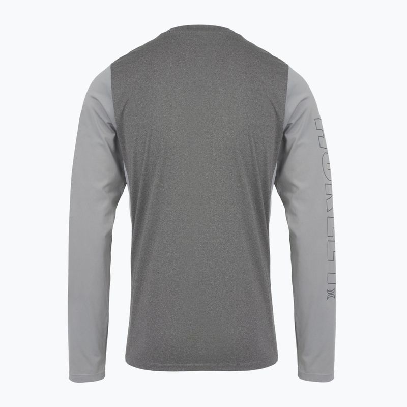 Longsleeve męski Hurley H2O-Dri Easton ion grey heather 2