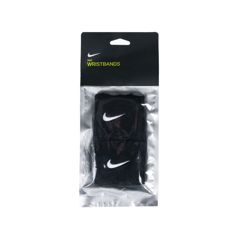 Frotki na nadgarstek Nike Swoosh Wristbands 2 szt. black