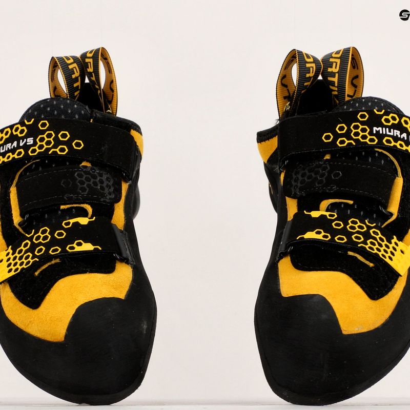 Buty wspinaczkowe męskie La Sportiva Miura VS black/yellow 18