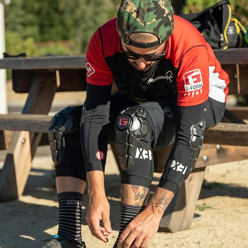 Ochraniacze rowerowe na łokcie dziecięce G-Form Pro-X3 Elbow Youth black 2