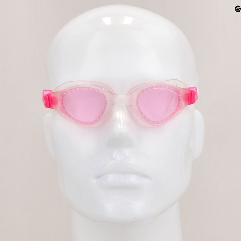 Okulary do pływania dziecięce arena Cruiser Evo Jr fuchsia/clear/clear 9