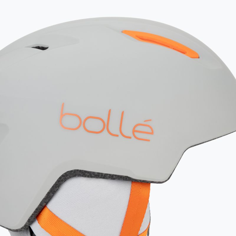 Kask narciarski dziecięcy Bollé Atmos Youth grey/orange matte 8