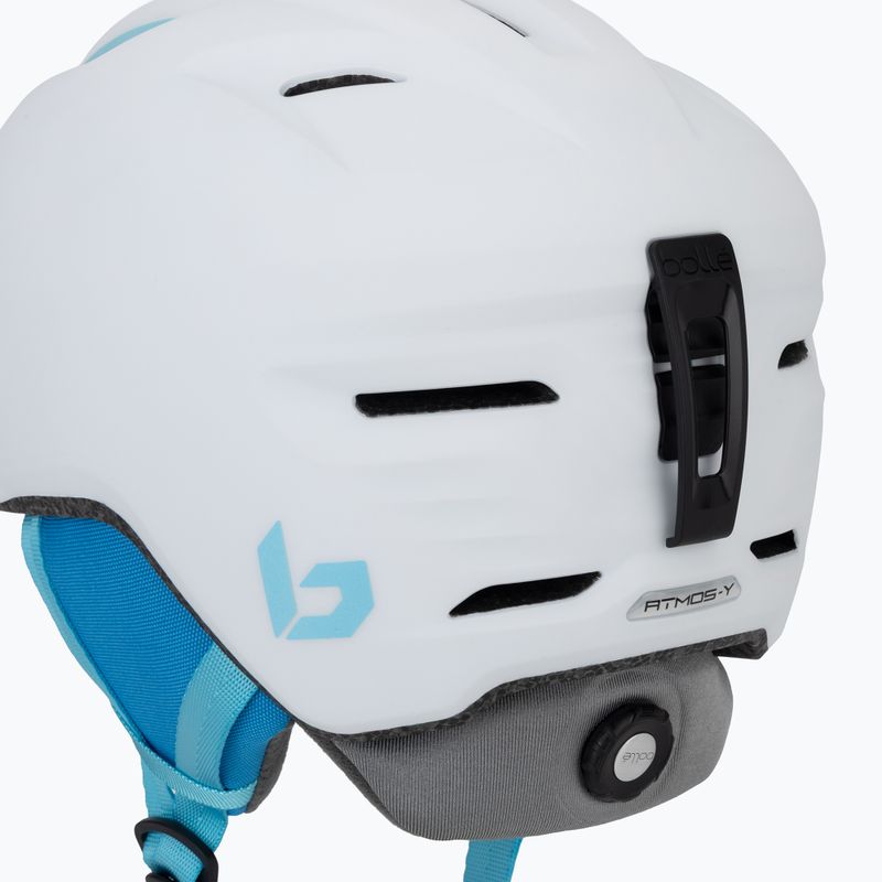 Kask narciarski dziecięcy Bollé Atmos Youth white/blue matte 7