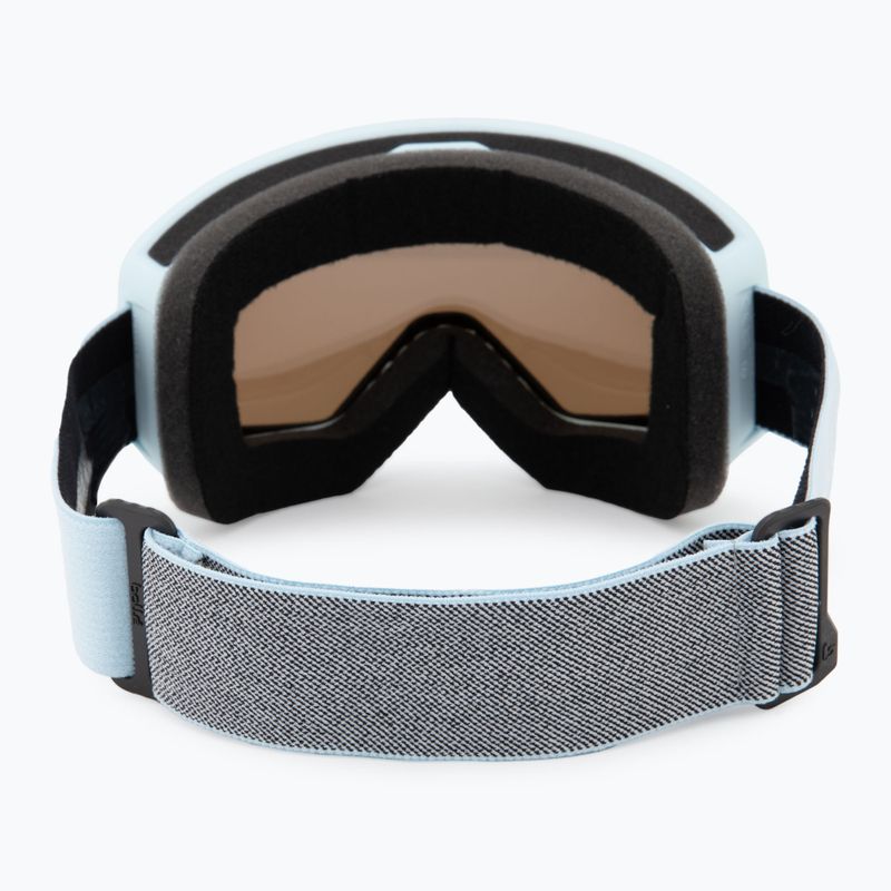 Gogle narciarskie Bollé Bedrock Plus powder blue matte/black chrome 2
