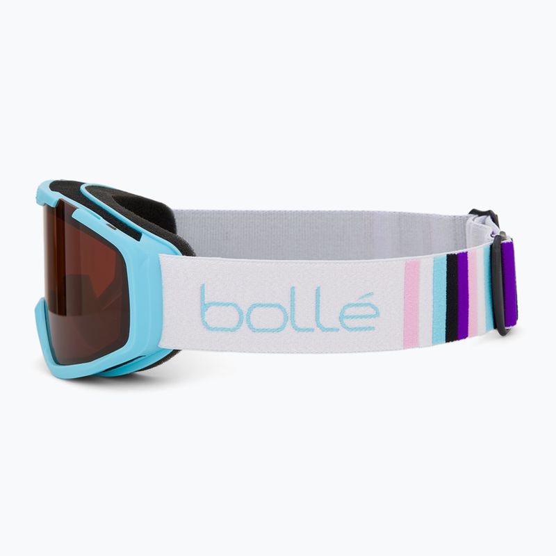 Gogle narciarskie dziecięce Bollé Rocket blue& white matte/rosy bronze 4