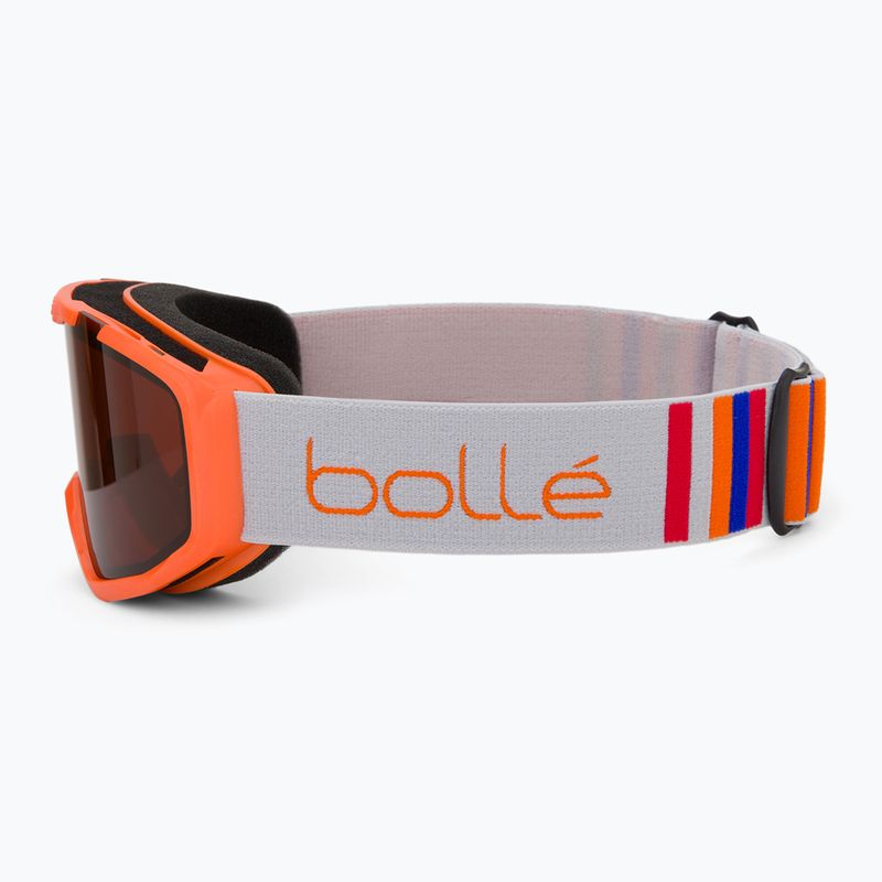 Gogle narciarskie dziecięce Bollé Rocket orange matte/rosy bronze 4