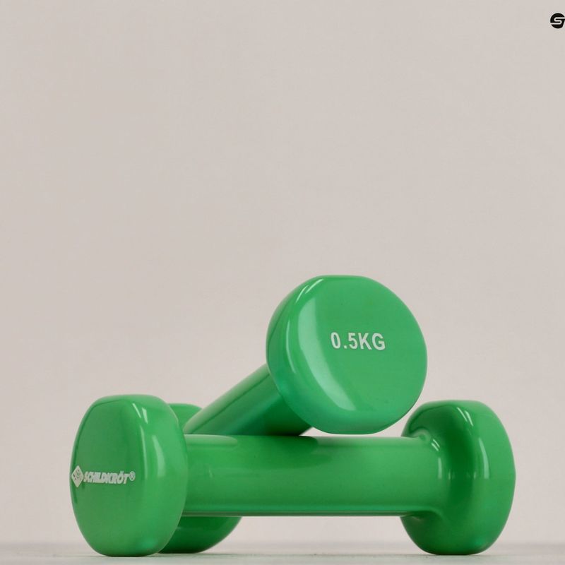 Hantle winylowe Schildkröt set Vinyl Dumbbells 2021 2 x 0.5 kg 6