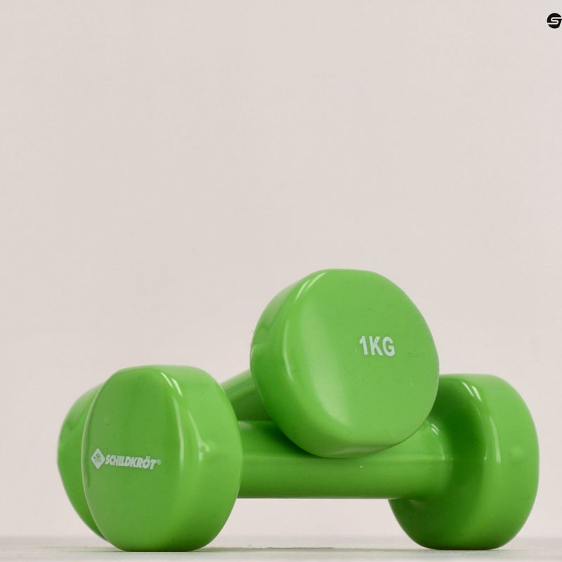 Hantle winylowe Schildkröt set Vinyl Dumbbells 2 x 1 kg 6