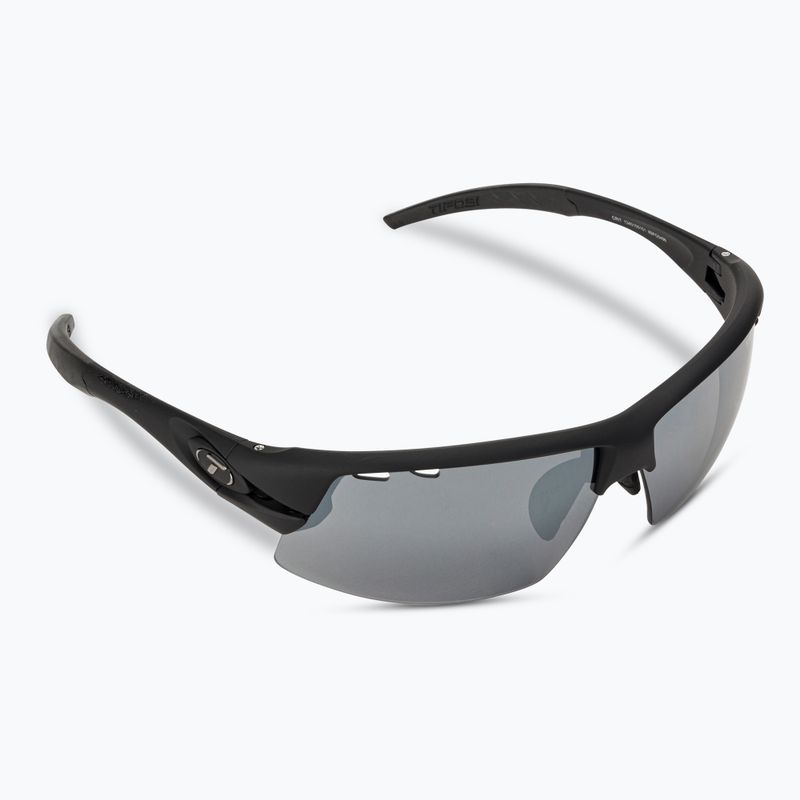 Okulary przeciwsłoneczne Tifosi Crit matte black/smoke/ac red/clear 2