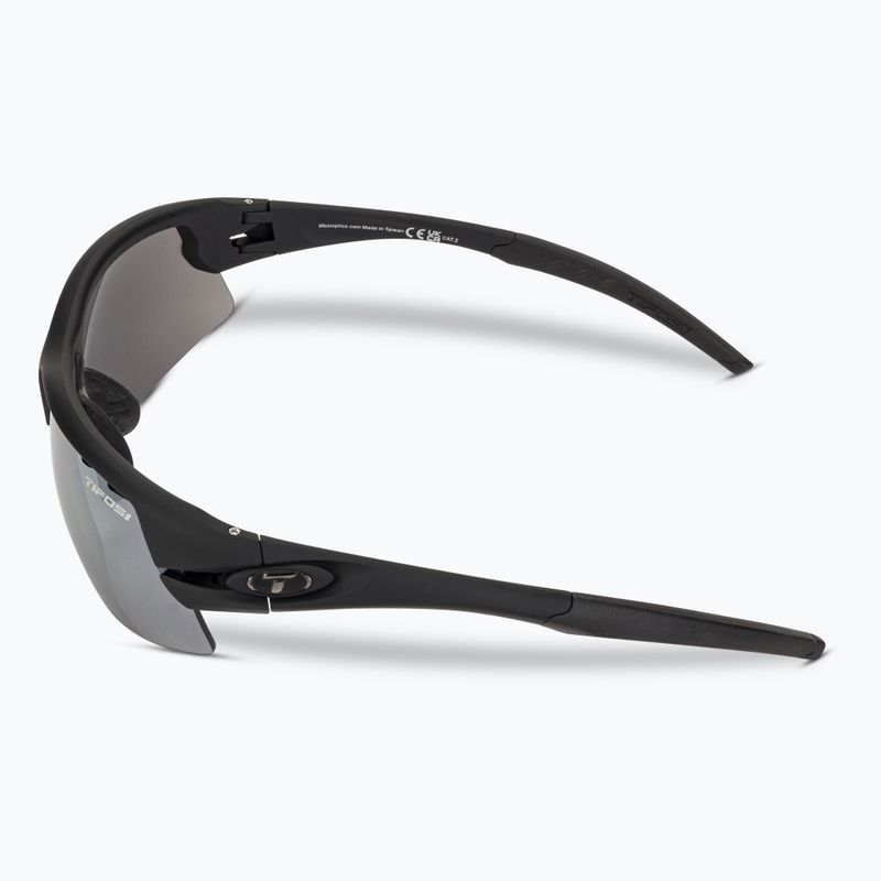 Okulary przeciwsłoneczne Tifosi Crit matte black/smoke/ac red/clear 5